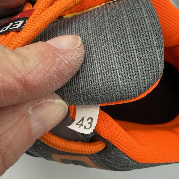 KEEP RUNNING Brand Speed 3 Running Shoes  Gray/Orange Size EU 43/US 10-10.5 - Picture 10 of 10